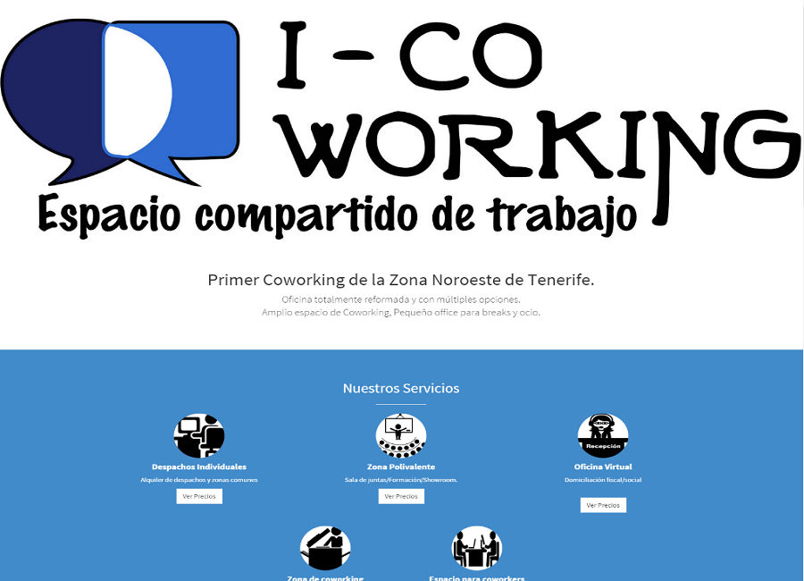 I-Coworking web site